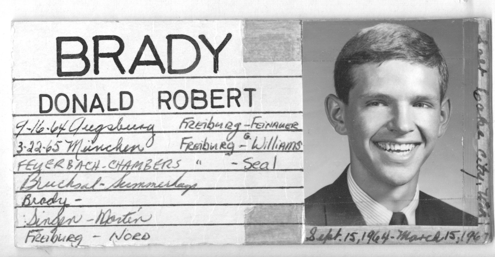 Brady, Donald Robert